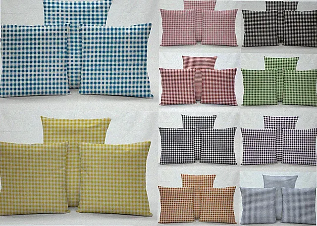 Checked Gingham Pillowcase / Pillow Cover (Many Sizes)