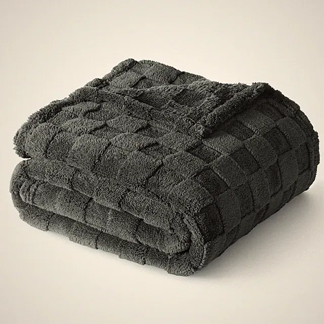 Fleece Throw Blanket for Couch,Super Soft and Warm Lightweight Checkered Patt...