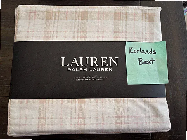 RALPH LAUREN Pink Plaid 4 pc Four FULL SHEET Set NEW